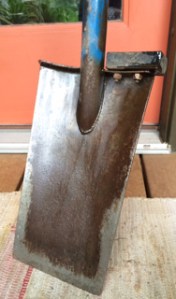 Aircraft alloy steel, 13" deep blade, welded blade to handle w/ tread pad