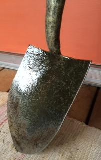 Forged with an angle that works for chopping down and scooping out